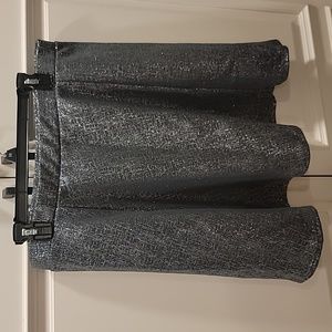 Sparkly silver skirt